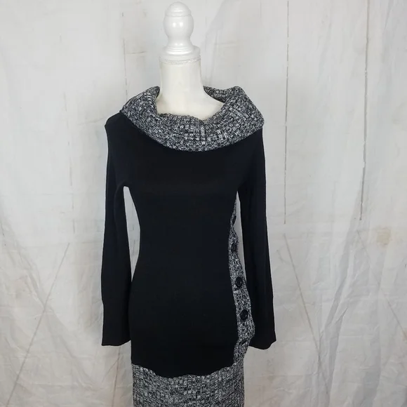 Venus Cowl neckline sweater dress - Picture 7 of 13